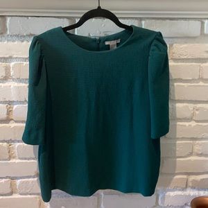 H&M green blouse